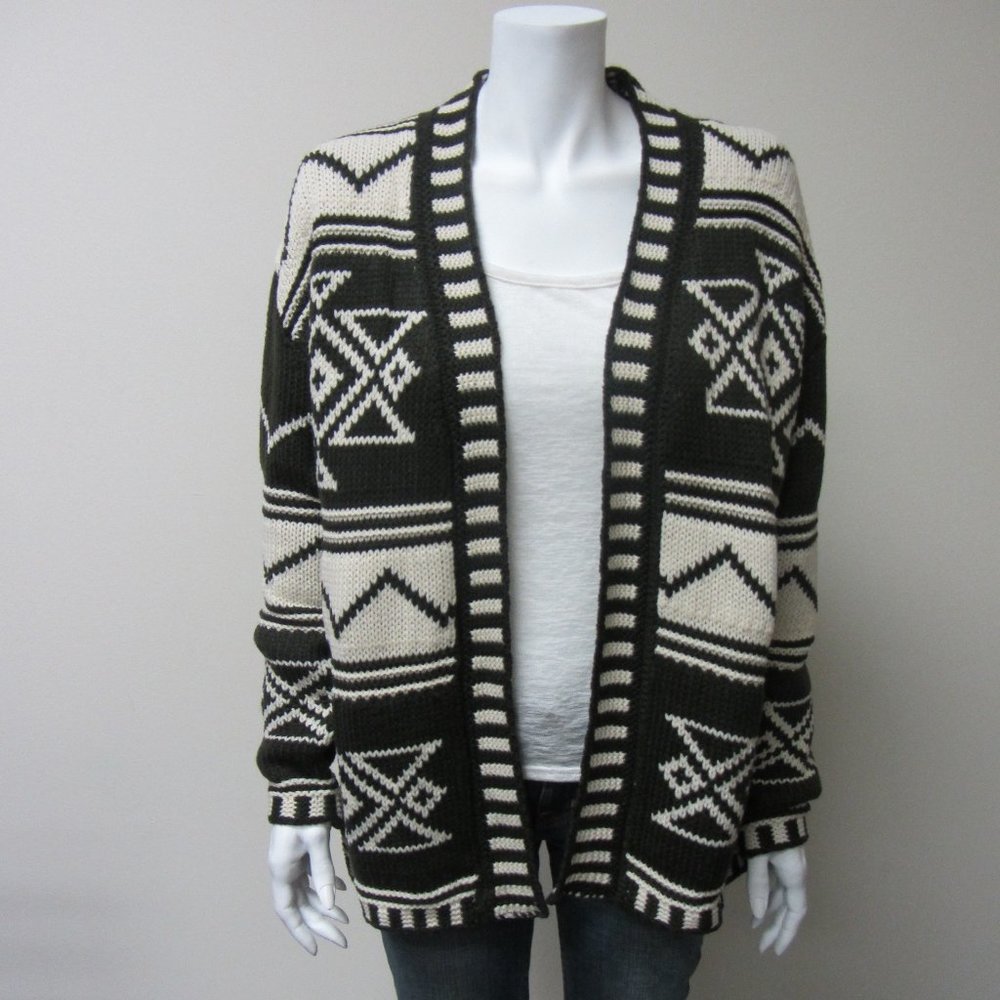 Women's Knit Tribal Cardigan Sweater New